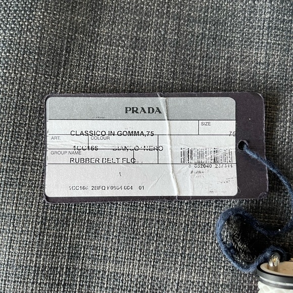 prada rubber belt 75 - Picture 2 of 10
